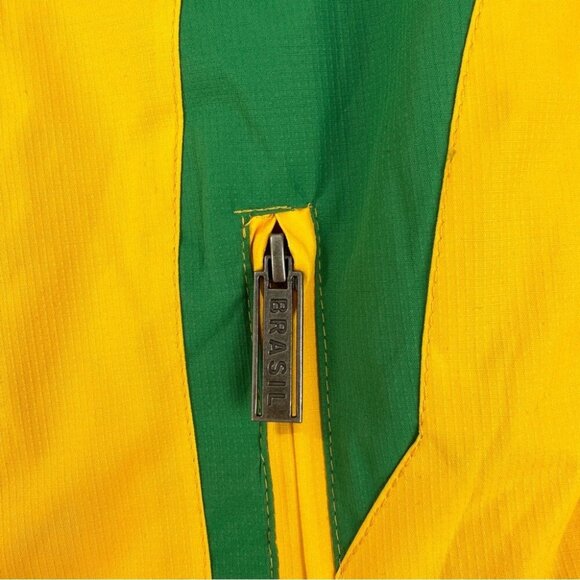 Brasil Puffer Jacket Men's Size Large Soccer Outdoors - Picture 11 of 16